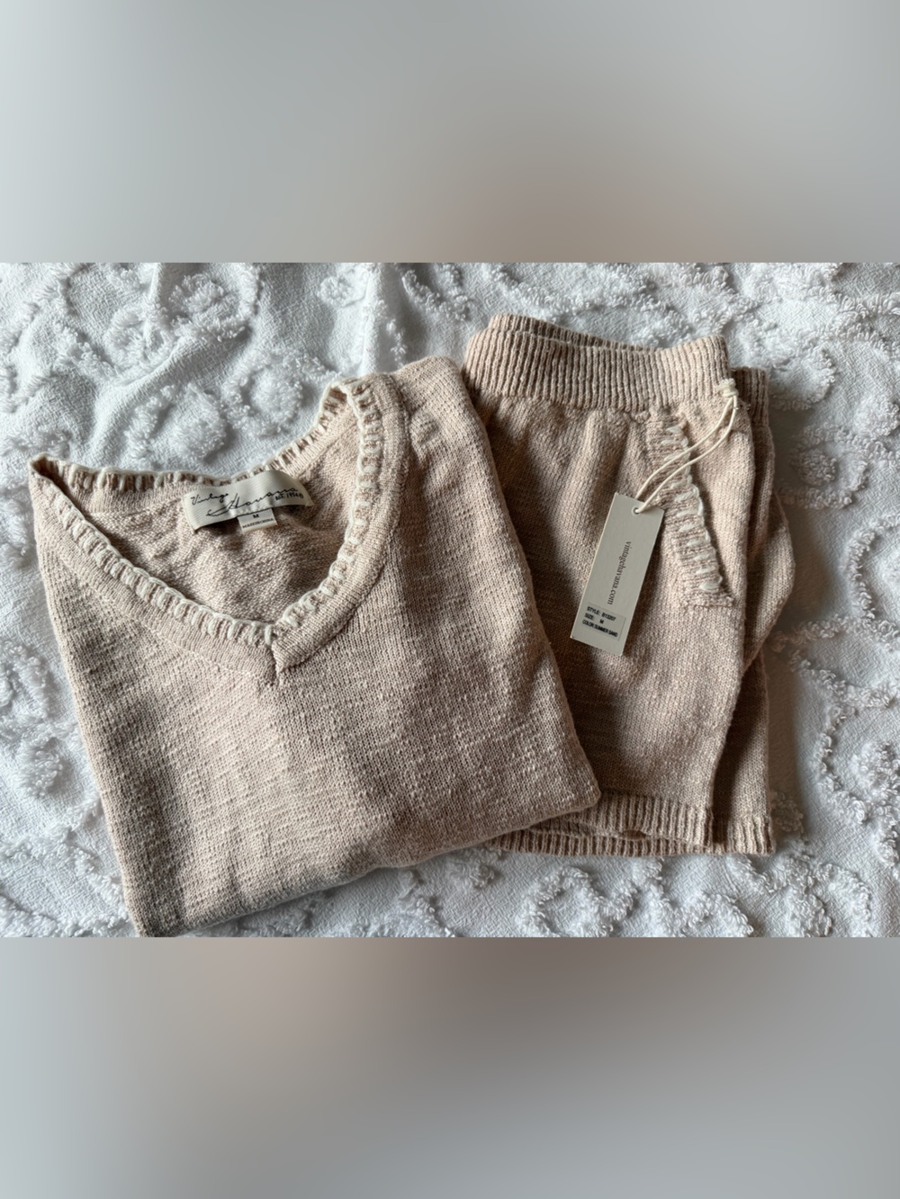 Vintage Havana Knit Sweater Shorts Set NWT